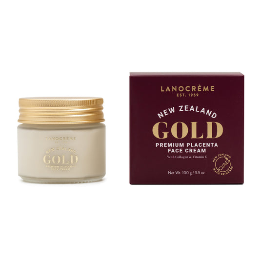 Lanocreme New Zealand Premium Placenta Face Cream 100g w Collagen Vitamin E