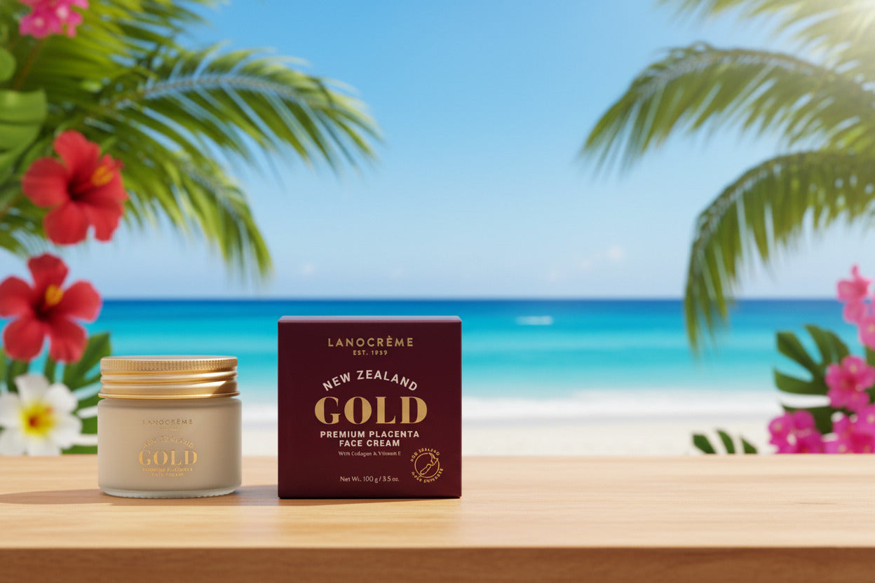 Lanocrème Gold Face Cream with Placental Protein