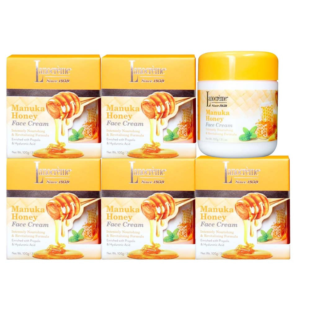 Lanocreme Manuka Honey Face Cream 100g x 6 (EXP 26/03/2024)