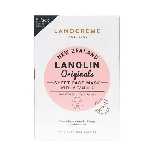 Lanocreme Moisturizing Face Mask - 5 แพ็ค