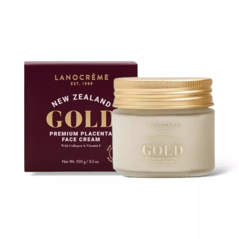 Lanocreme New Zealand Premium Placenta Face Cream 100g w Collagen Vitamin E