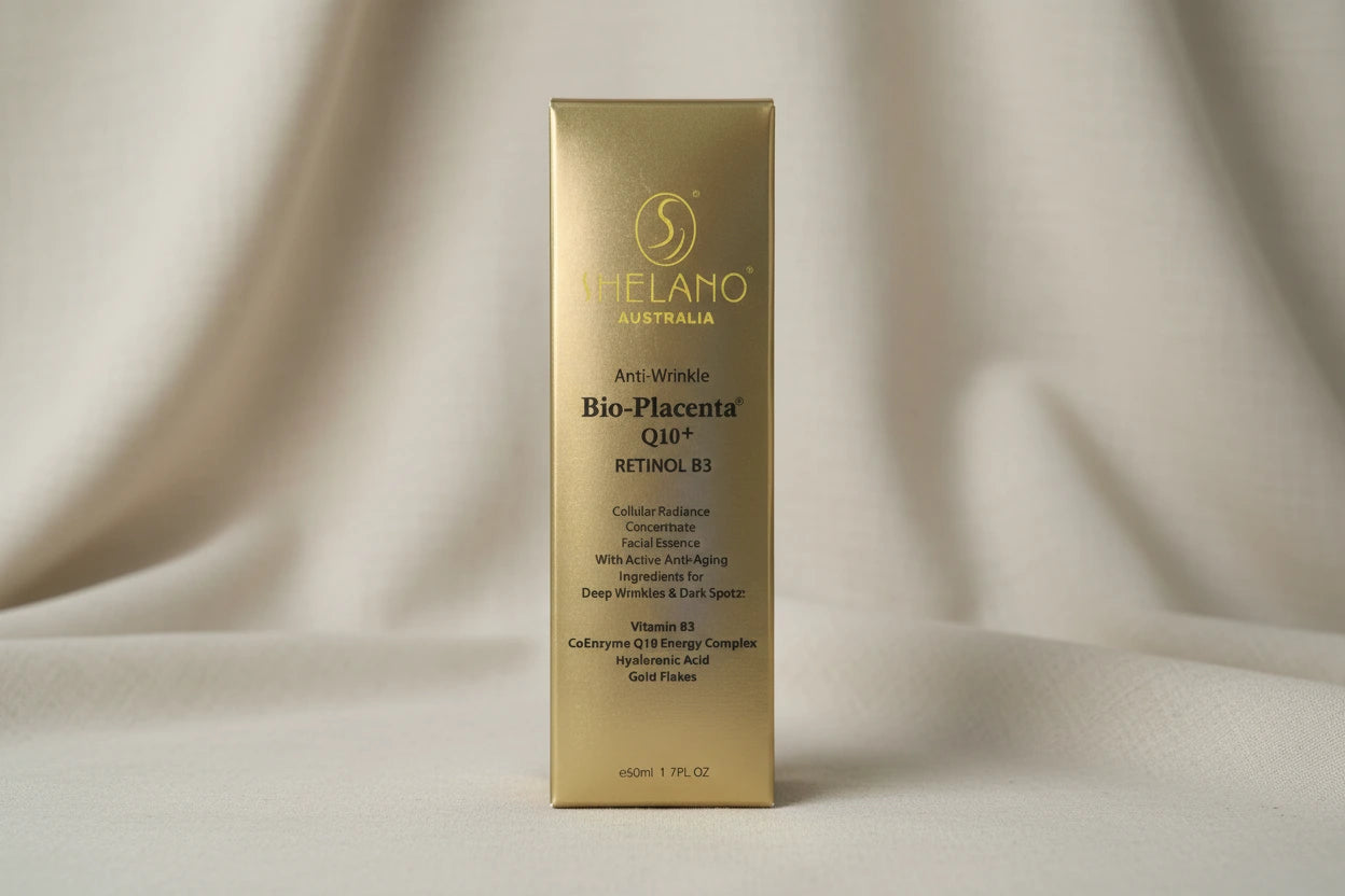 Shelano Australia Anti-Wrinkle Bio-Placenta Q10+ Retinol B3 50mL