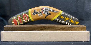 Boomerang Authentic Aboriginal Artwork 10 inches # 1 - special $25.95