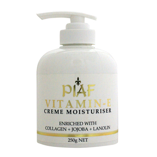 Piaf Vitamin E Creme Moisturiser Pump 250g
