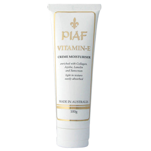 Piaf Vitamin E Creme Moisturiser 100g Tube