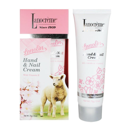 Lanocreme Lanolin Hand & Nail Cream With Vitamin E - 75g