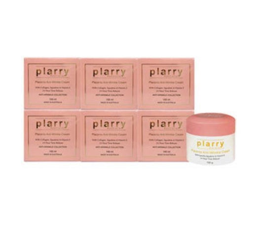 Plarry Placenta ครีมต่อต้านริ้วรอย - 6x100ml