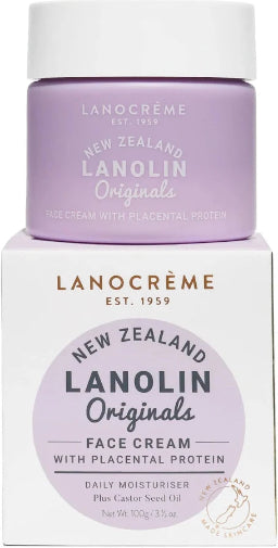 Lanocreme-Lanolin Originals Face Cream with Placental Protein 100g