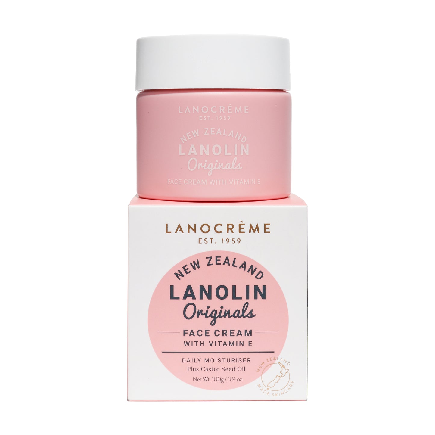 Lanocrème Lanolin Originals Face Cream With Vitamin E Pack of 6