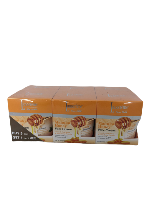 Lanocreme Manuka Honey Face Cream 100g x 6 (EXP 26/03/2024)