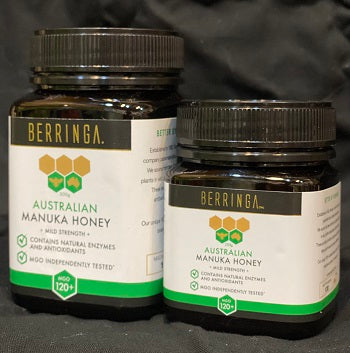 Berringa Australian Manuka Honey - Mild Strength (120+ MGO) - 500g
