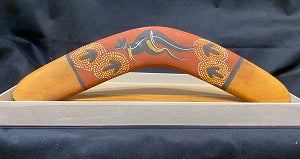 Boomerang Authentic Aboriginal Artwork 14 inches #2 - special $29.95