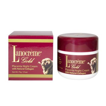 Lanocreme Gold Placenta Night Cream 75g