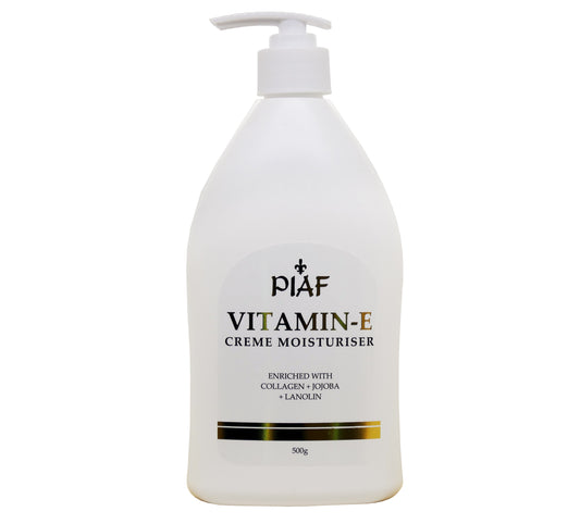 Kem dưỡng ẩm Piaf Vitamin E Creme 500g (kèm vòi bơm)