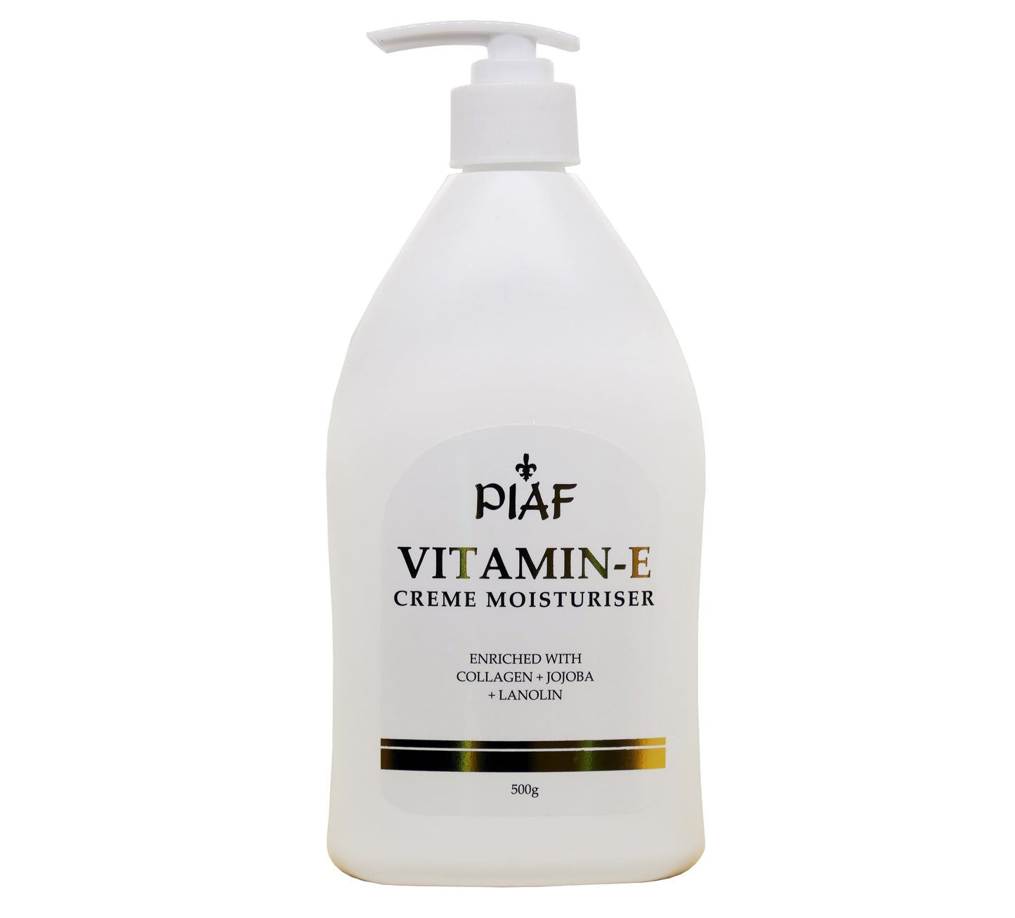 Piaf Vitamin E Creme Moisturizer 500g (พร้อมปั๊ม)