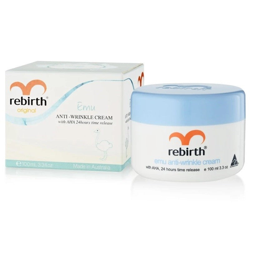 Rebirth-Emu Anti-Wrinkle Cream with AHA 100ml (6 jars x 100ml)